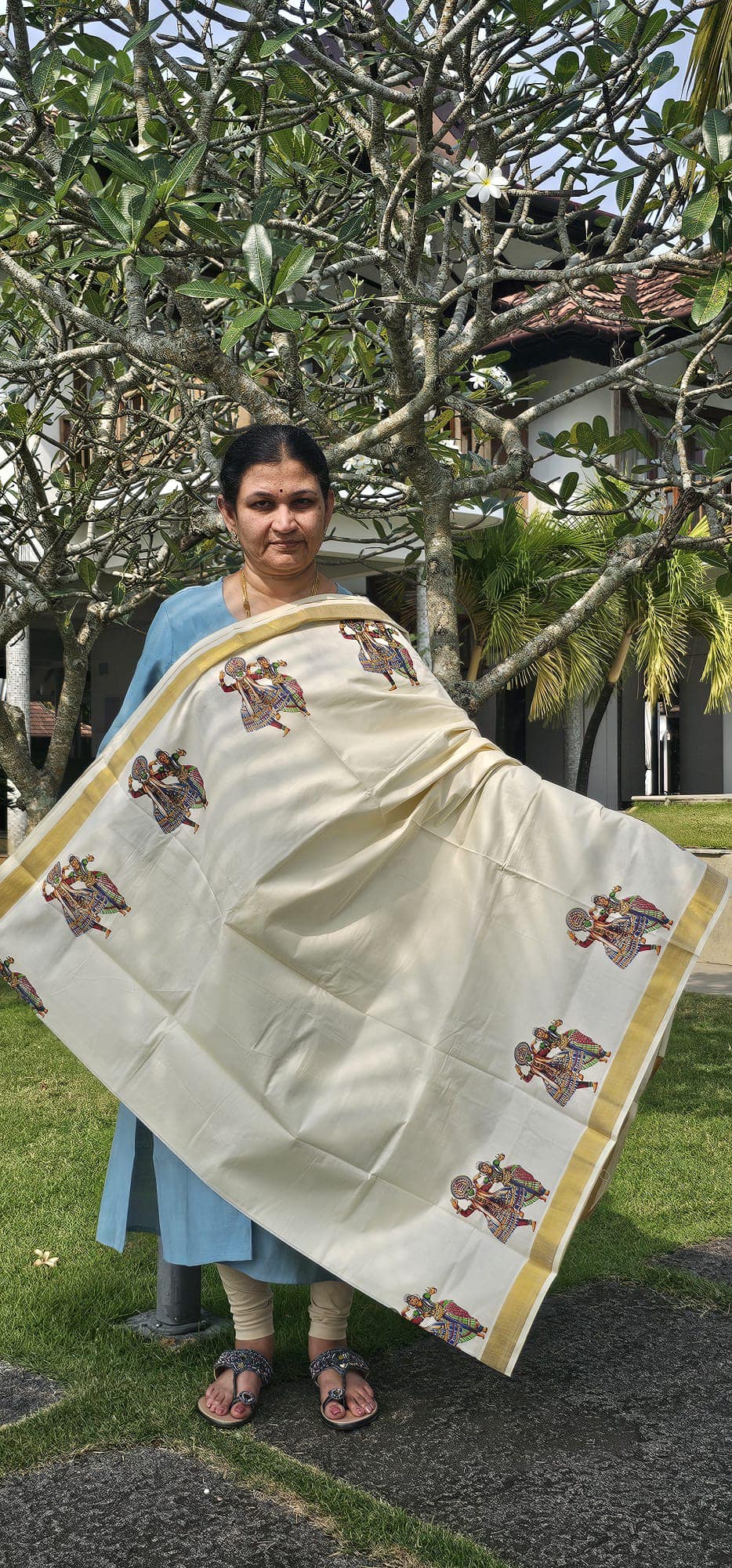 KR011424002 - Kerala Cotton Silk