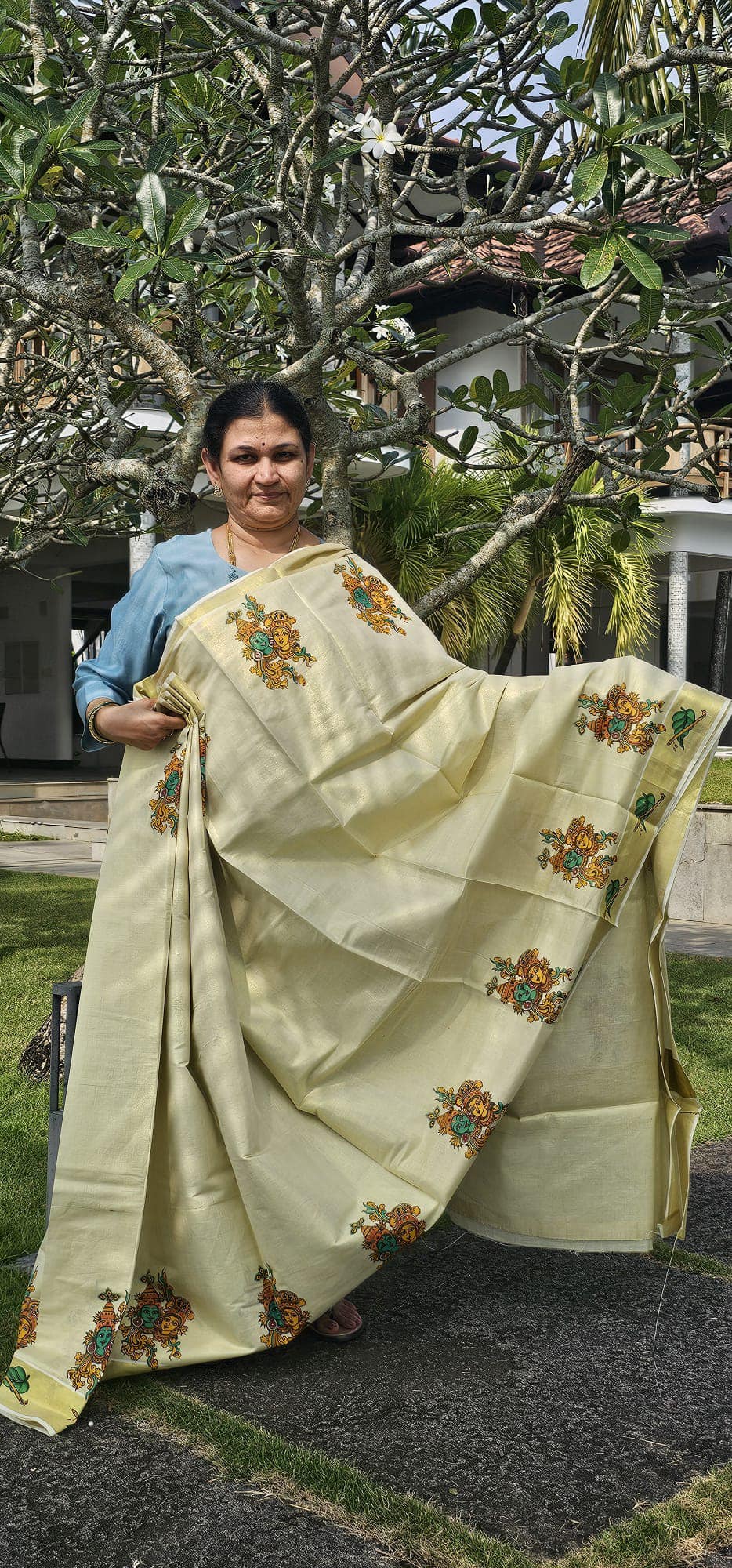 KR011424003 - Kerala Cotton Silk