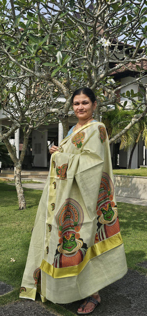 KR011424004 - Kerala Cotton Silk