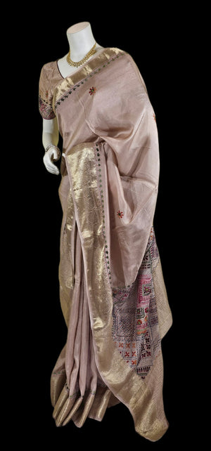 LB012024001 - Lambani Silk with stitched blouse