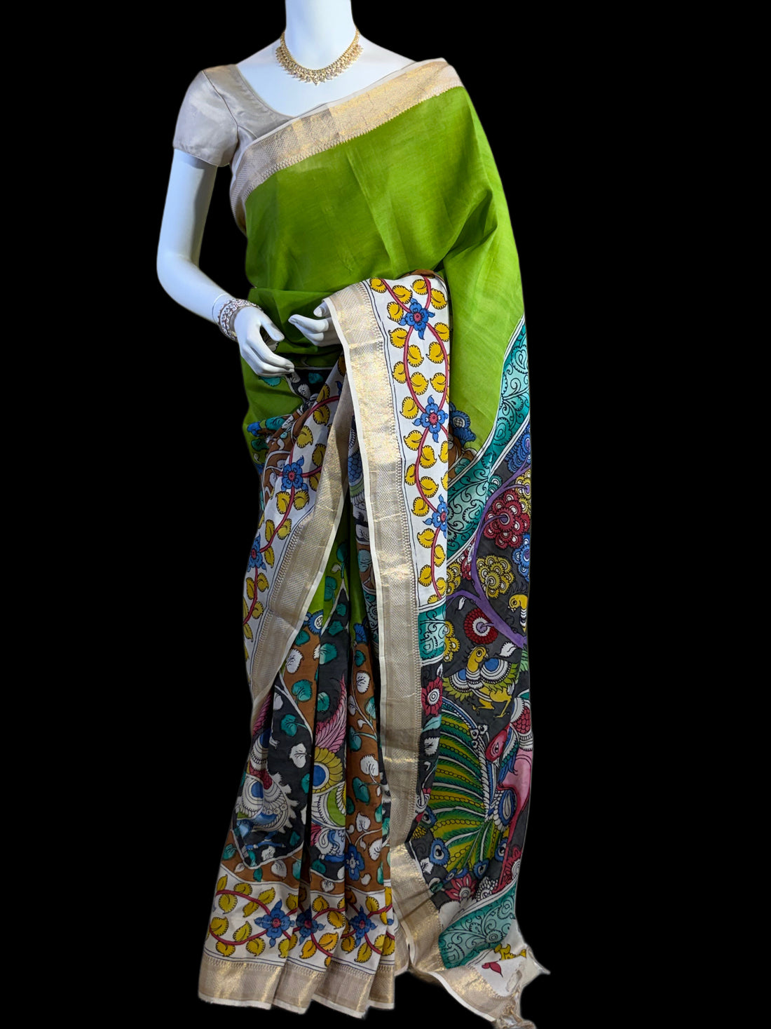 PK041926004 - Pen Kalamkari Silk
