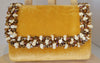 MYUS111 - Gold Color Bag with Multi-Color Bead Work