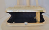MYUS113 - Cream Color Clutch Bag with Sequins and Pearls